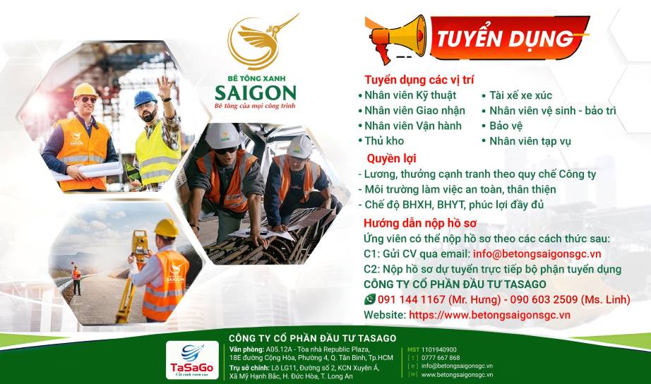 tasago tuyen dung