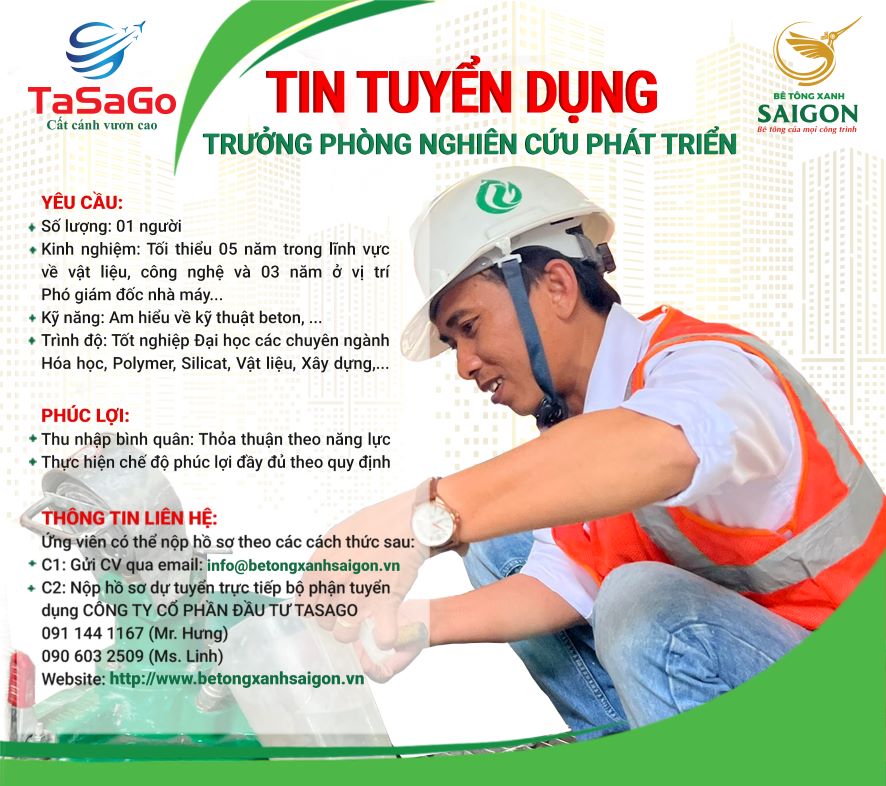 trưởng phòng nghiên cứu và phát triển